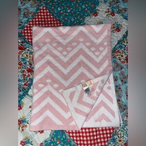 Nordstrom Rack Harper Canyon pink chevron stripe blanket baby